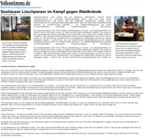 Seehaeuser-Loeschpanzer-im-Kampf-gegen-Waldbraende - Volksstimme 27.07.2013